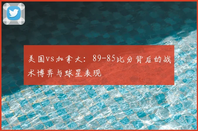 美国vs加拿大:89-85比分背后的战术博弈与球星表现