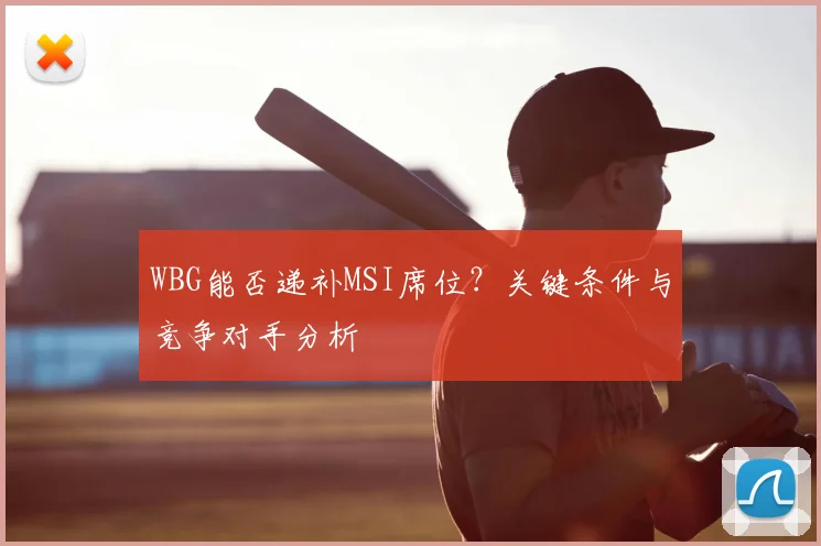 WBG能否递补MSI席位？关键条件与竞争对手分析